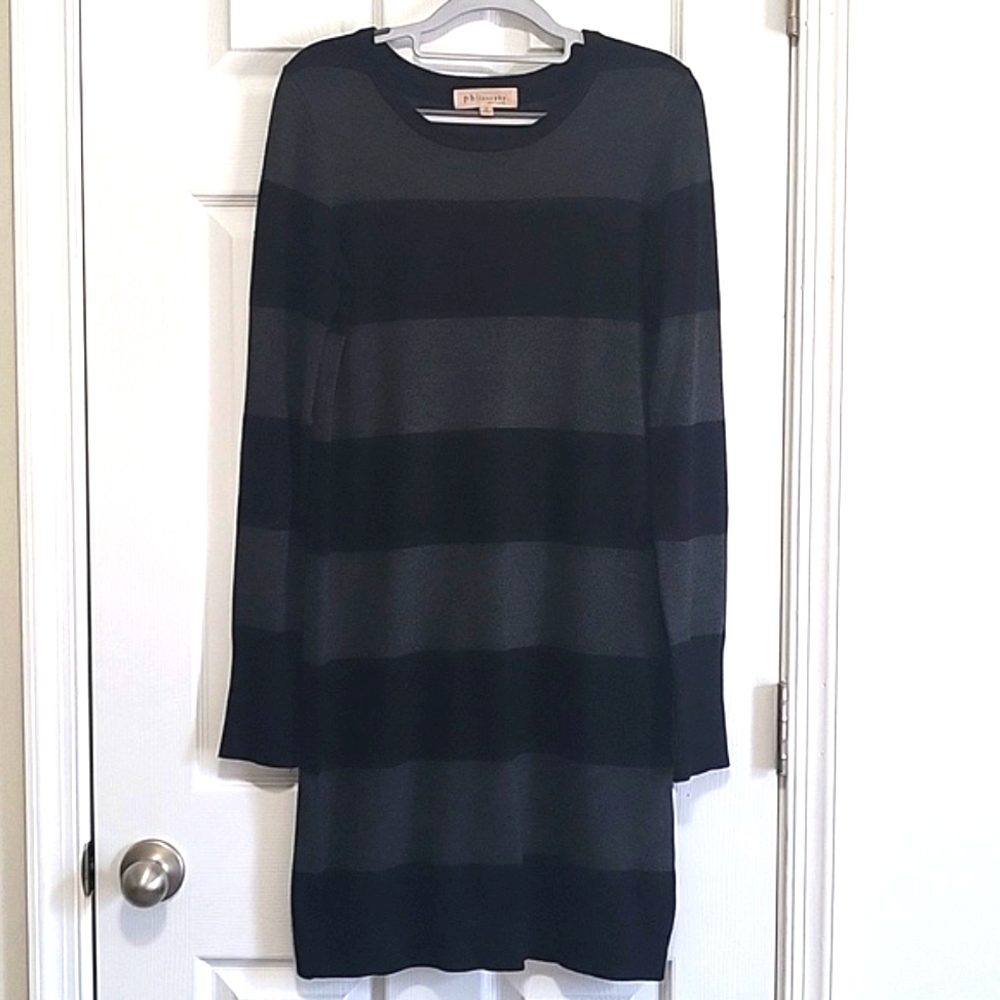 Philosophy striped sweater dress